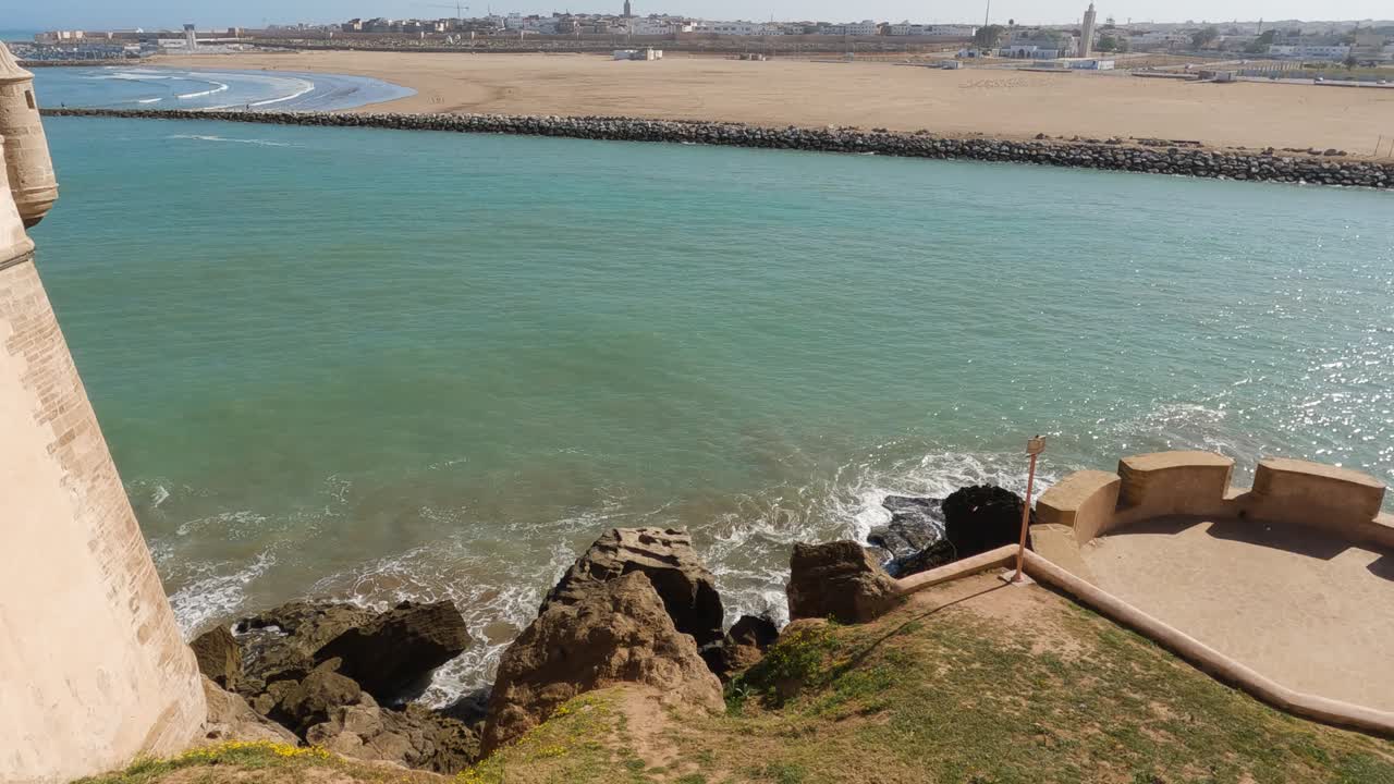 punto de vista desde las almenas de la ciudadela, venta en el fondo