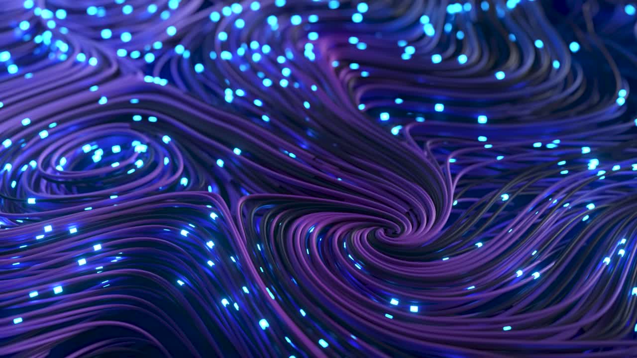 Abstrakt netværksvisualisering