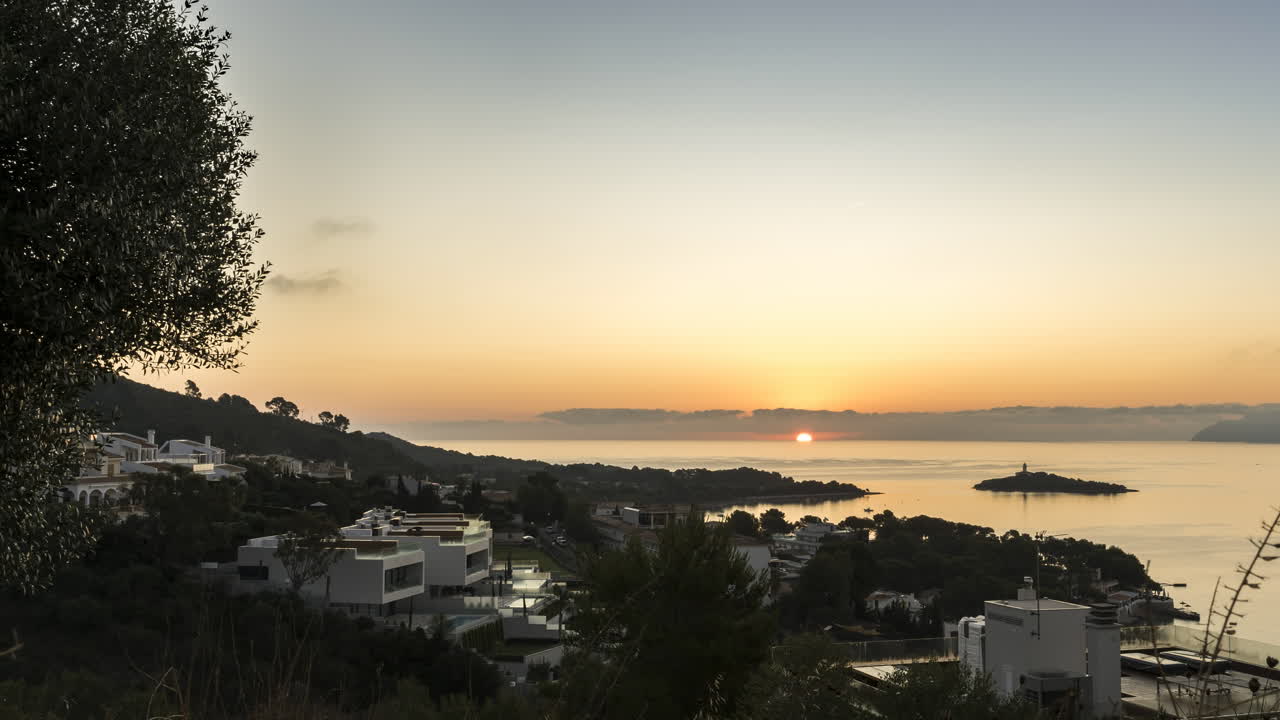Sunrise timelapse of Alcanada area in Alcudia, Mallorca.