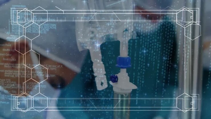 Animation of data processing over diverse male and female doctors