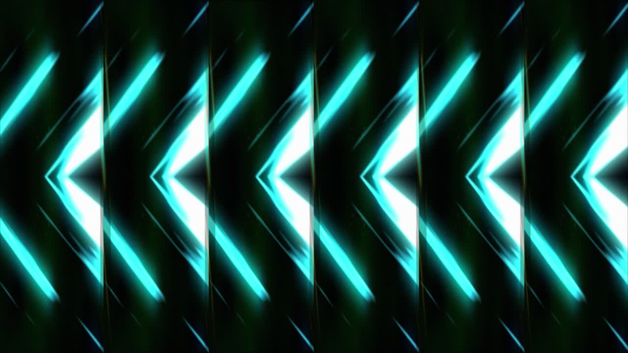 Abstract Geometric Background with Glowing Blue and Green Shapes