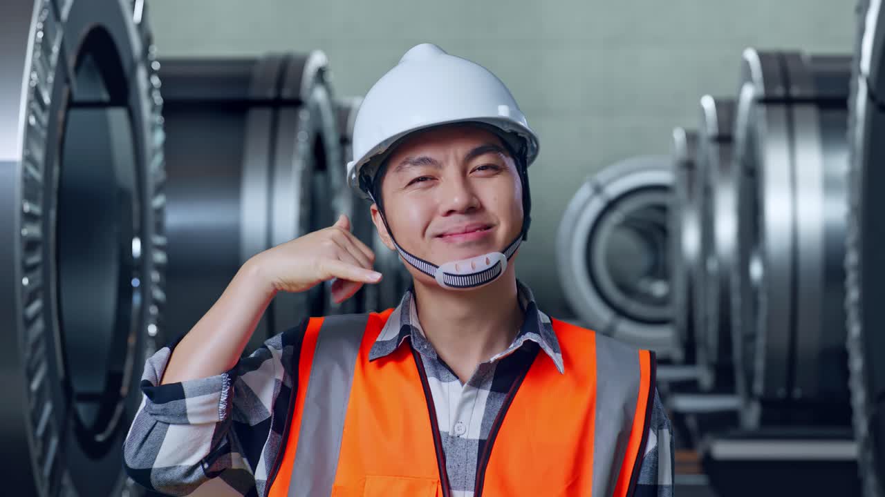 공장에서 일하는 노동자