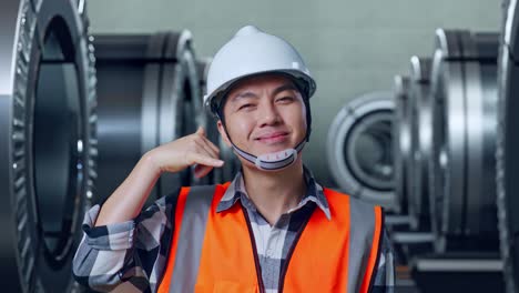 trabajador en una fábrica