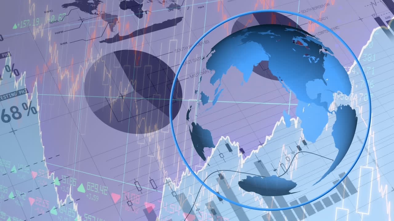 재무 데이터에 대한 회전 지구