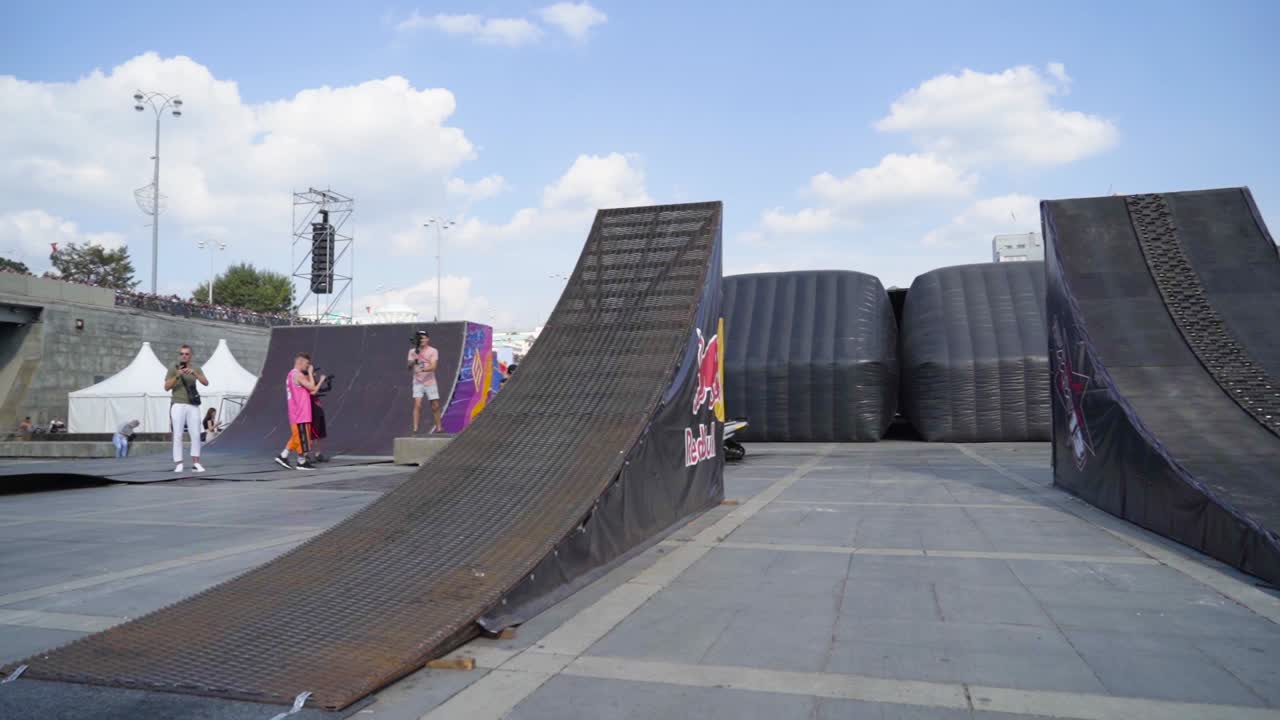 모토크로스 프리스타일 스턴트 쇼