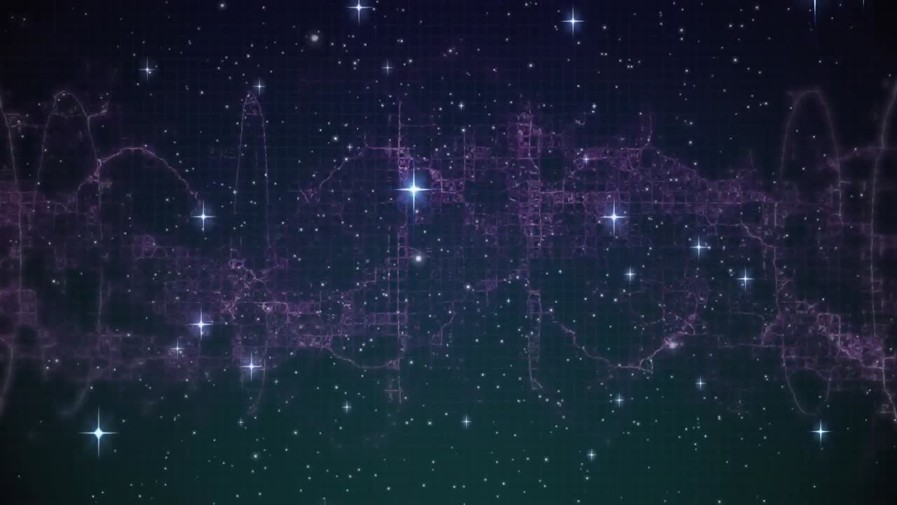 animación de formas y nieve cayendo en navidad