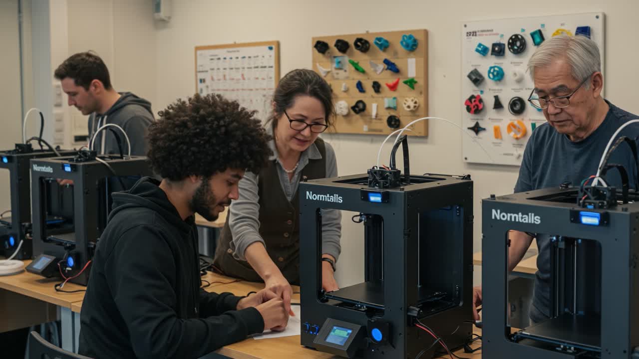 Collaborative 3D Printing Workshop: Engaged Participants Learning and Creating with Advanced 3D Printing Technology in a Dynamic Classroom Environment