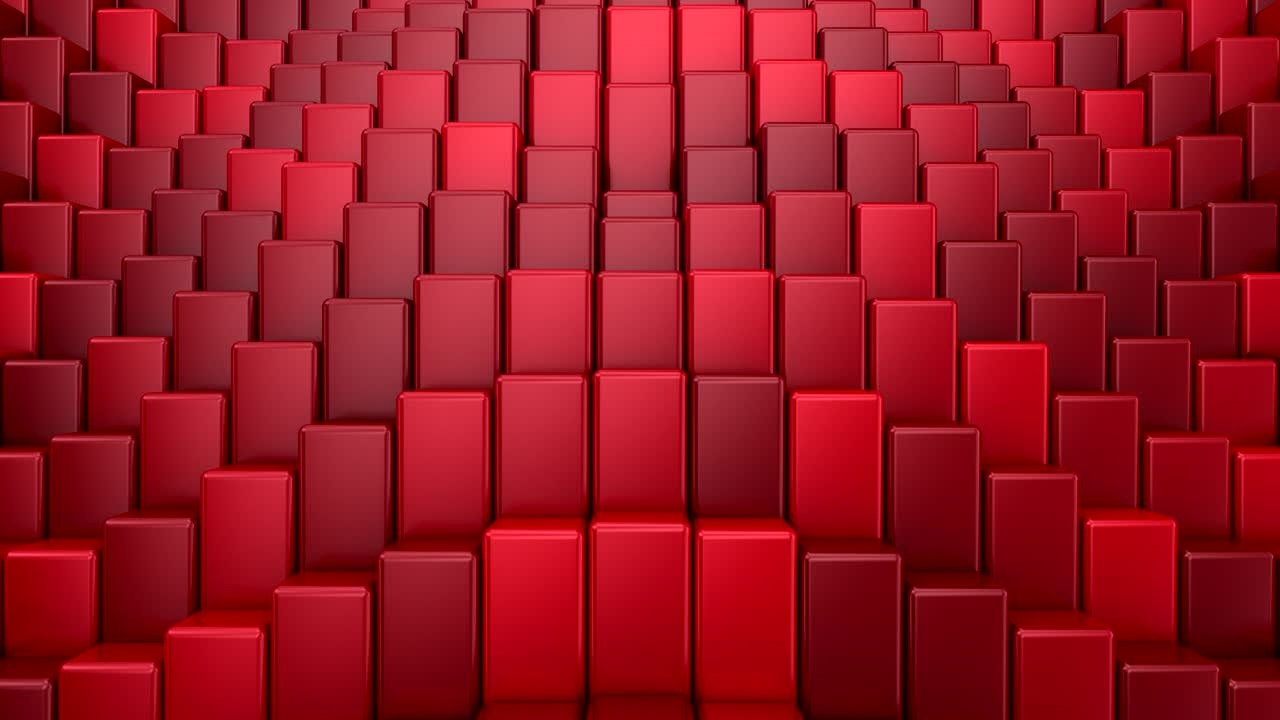 las cajas forman una onda