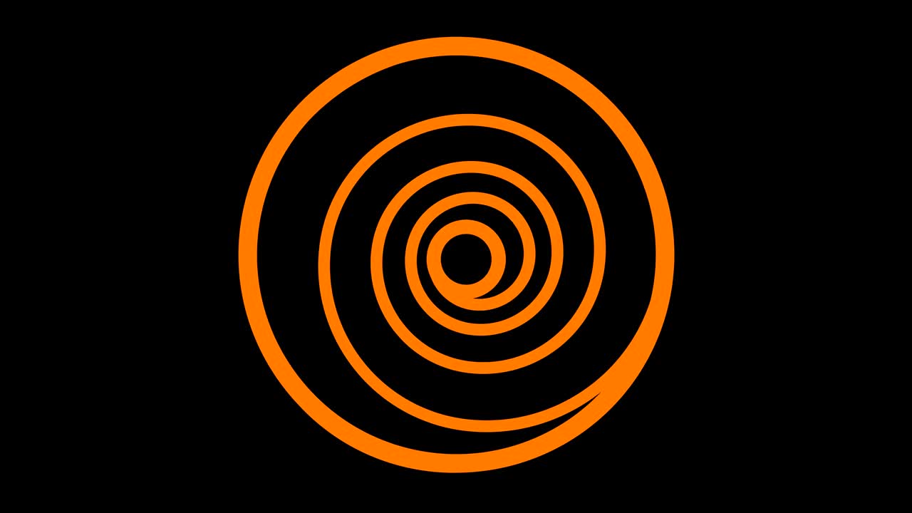 modelo de video 4k con efecto estroboscópico e hipnótico, en formato de video 16: 9.