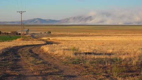 Hermosas-Tierras-De-Cultivo-Del-Desierto-En-El-Norte-De-California