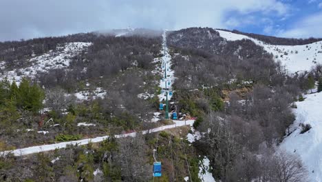 cerro catedral en san carlos de bariloche en el rio negro argentina