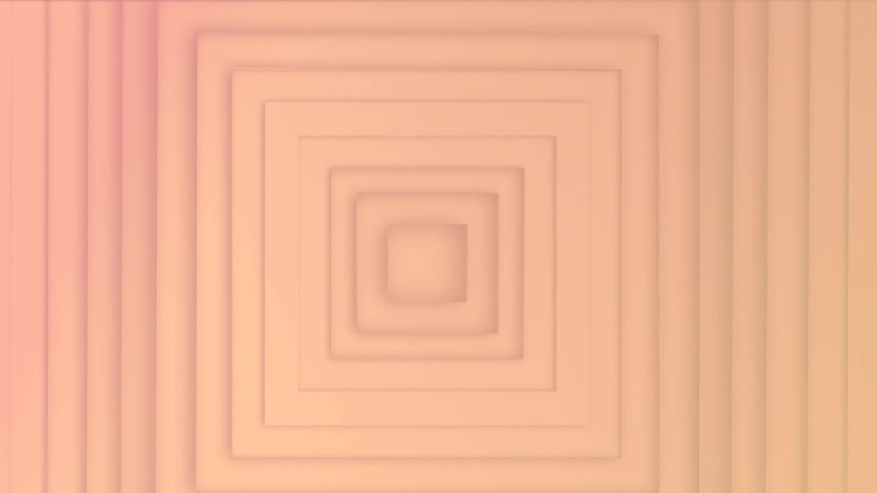 Animace béžových čtverců pohybujících se na béžovém pozadí.