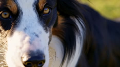 close-up portrait of a dog