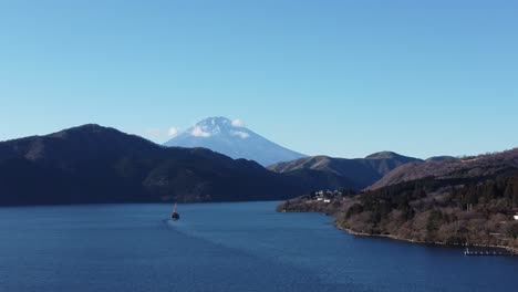 vista aérea del horizonte de hakone
