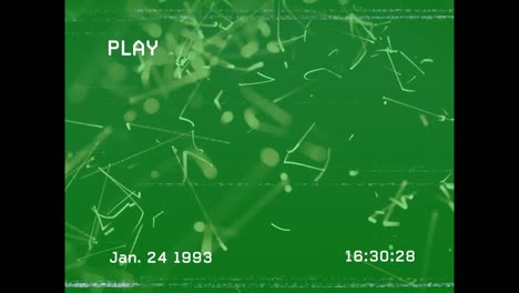 animación de la interferencia sobre las huellas luminosas