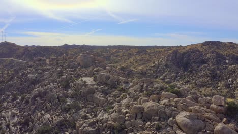 blue sky in the rumorosa road in mexicali