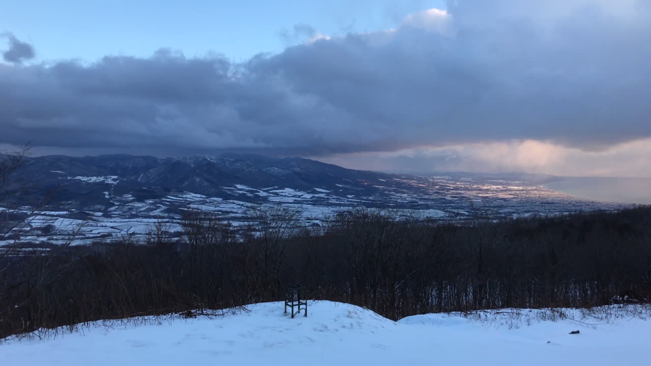 view fron MT.USUZAN SHOWA SHIN ZAN Hokkaido, Japan.