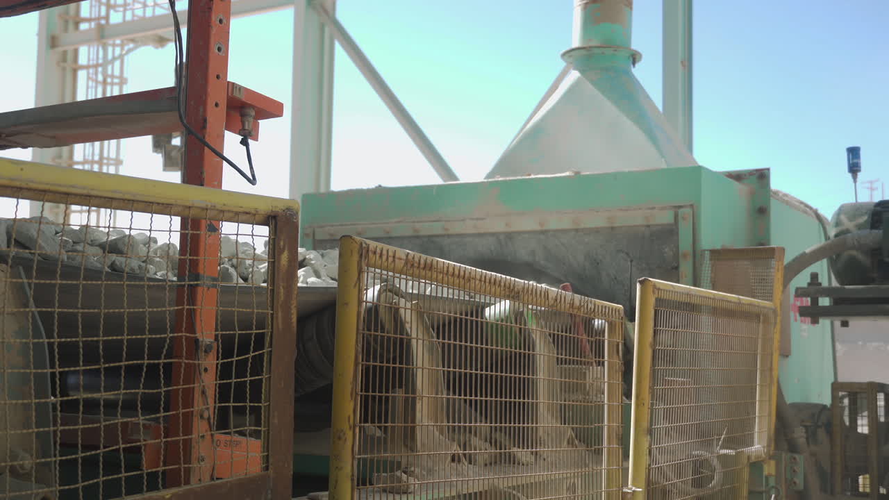 cinta transportadora de material de minería de oro y cobre