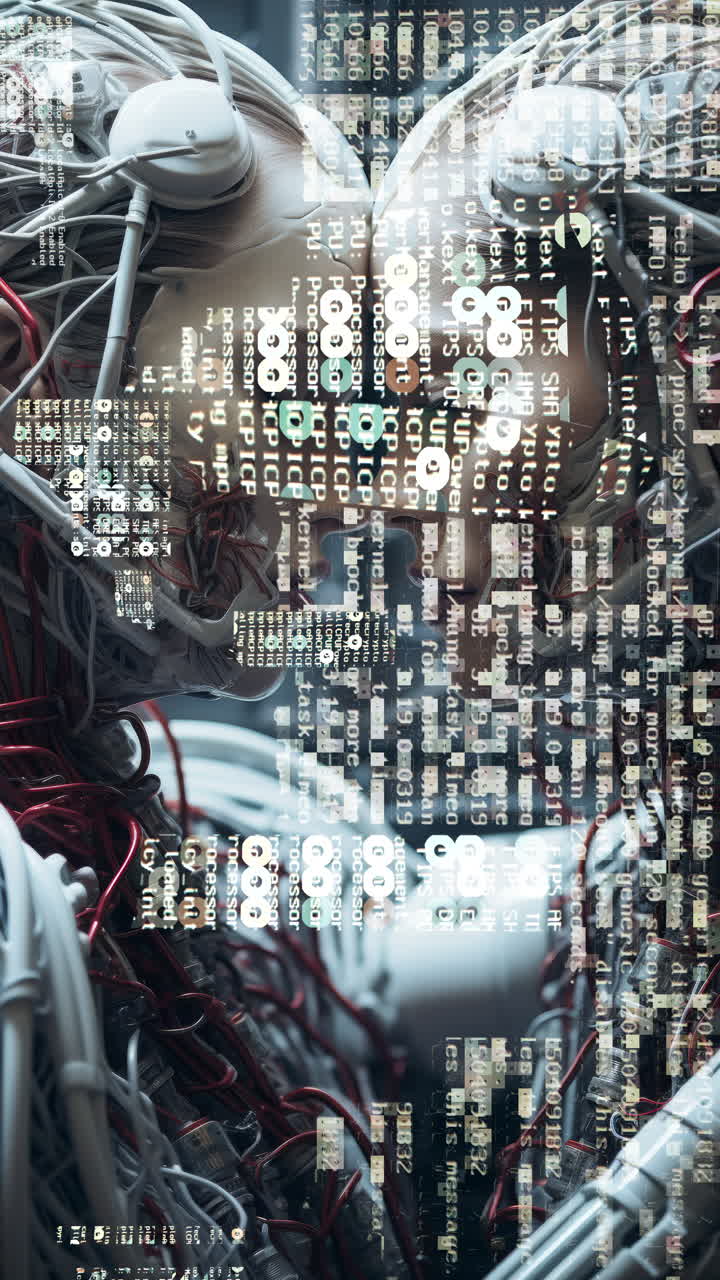 robots cyborg femeninos abrazando y enamorados hechos con ia generativa