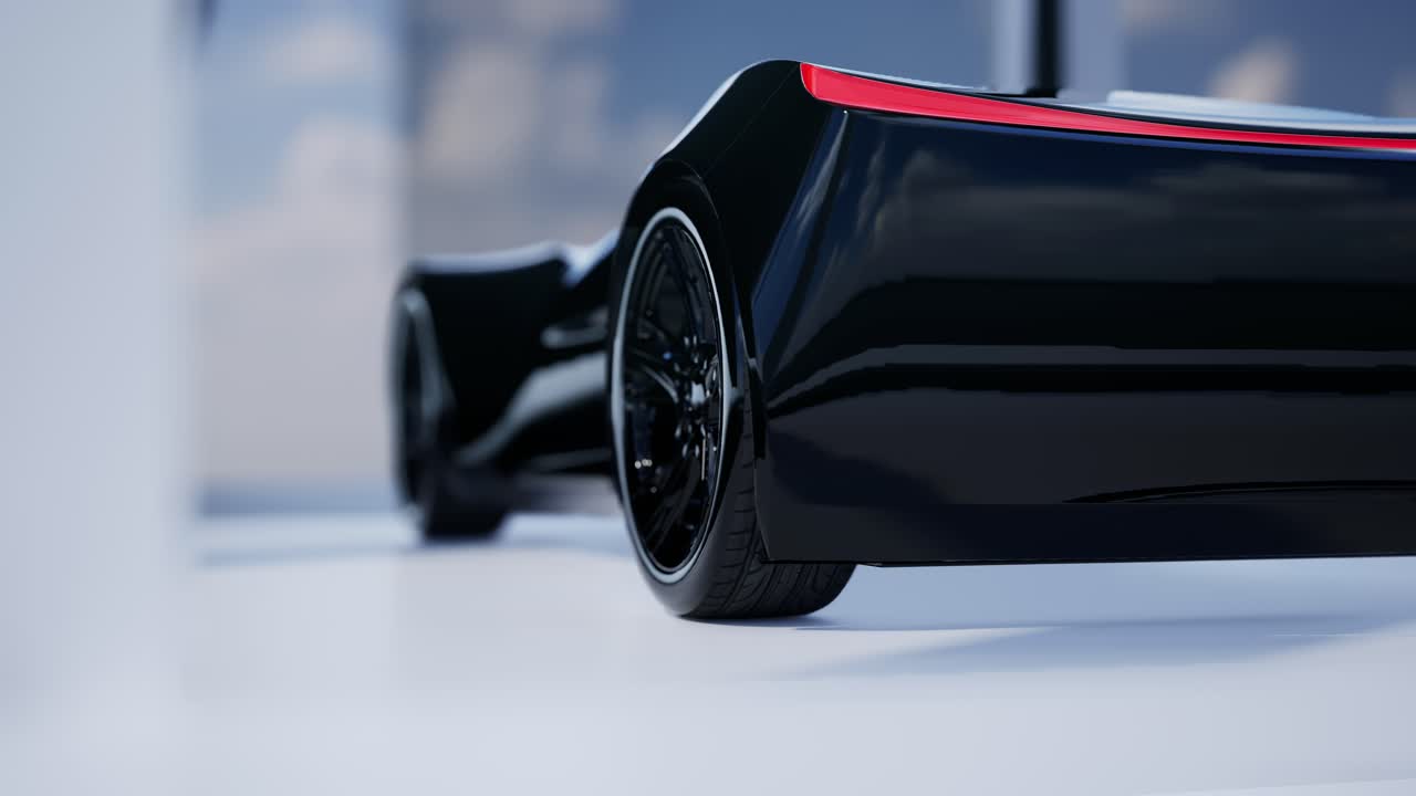Design elegante di auto sportiva futuristica.