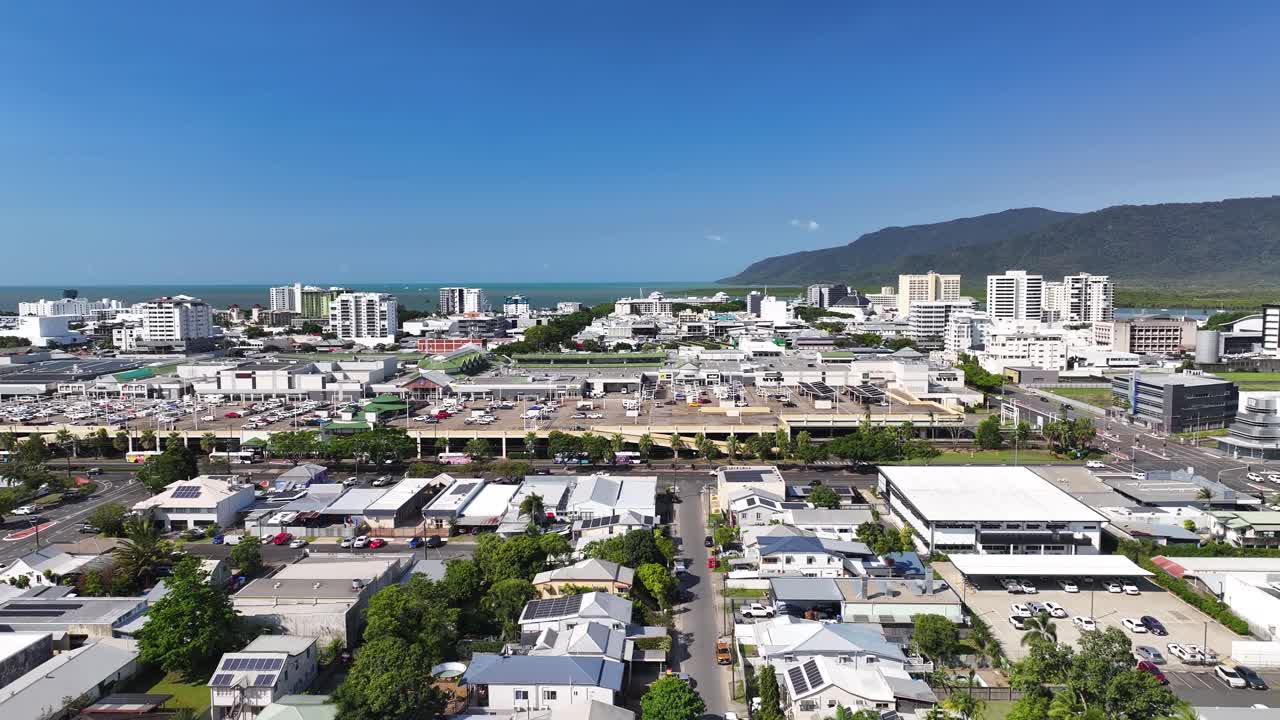 Cityscape Of Cairns In Queensland, Australia At Daytime - Aerial Drone Shot