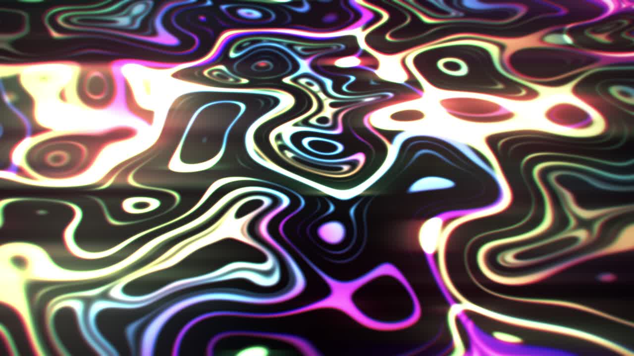 Abstract waves color animation concept