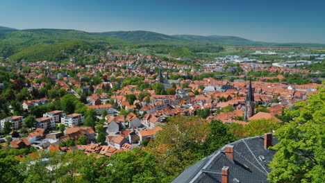 德國威尼格羅德 (wernigerode) 的一個小鎮