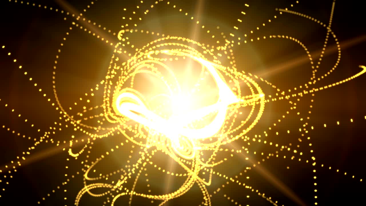 원활한 모션 배경, 반이는 불빛, 에너지 그림, 반는 불꽃놀이 스타일의 입자