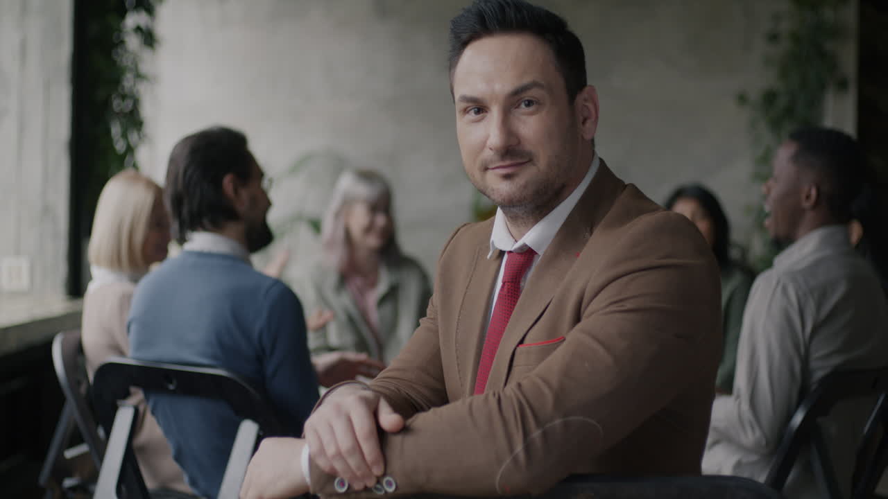 Business Meeting Portrait