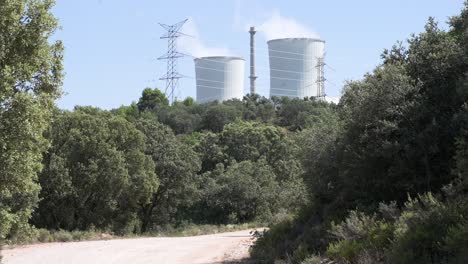 trillo nuclear power plant situated near trillo town, in the province of guadalajara, spain