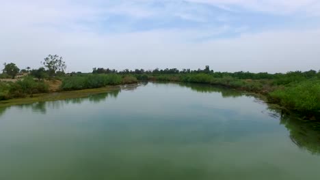 arial view of  alshatrra river in iraq
