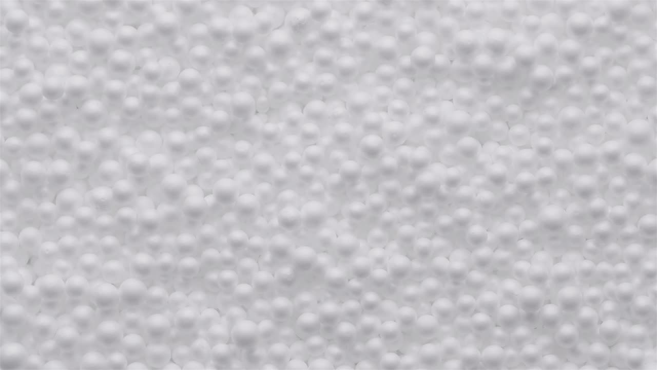 las bolas blancas de fondo.