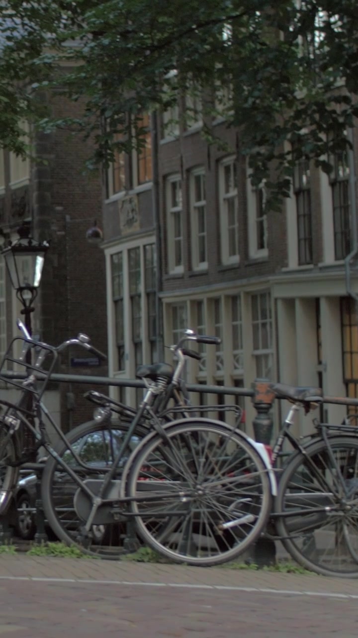 Biciclette nella città ciclabile di Amsterdam.