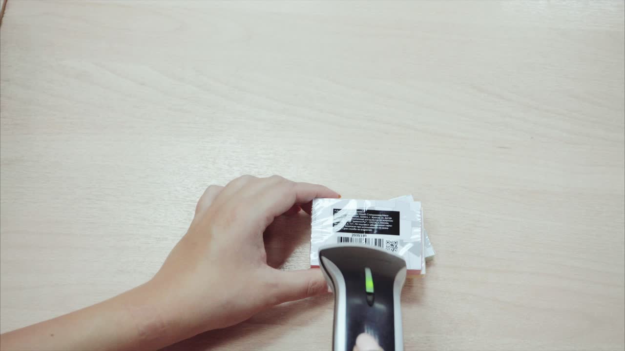 Scanning products with a barcode scanner