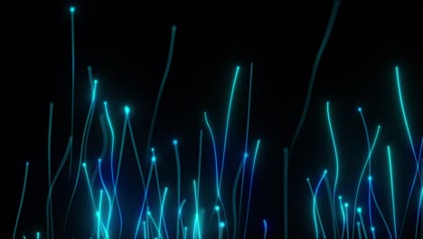 líneas radiales abstractas azules fondo geométrico. flujo de datos. fibra óptica. estrella de explosión. efecto de movimiento. fondo