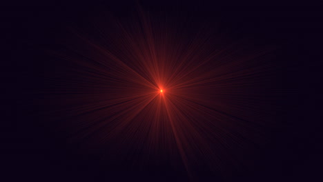 hipnotizante resplandor circular rojo cautivador movimiento de luz en la oscuridad