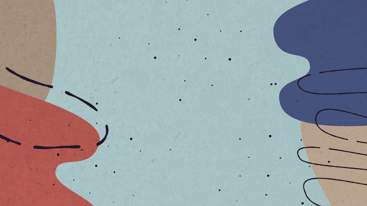 fondo azul con patrón de garabateo