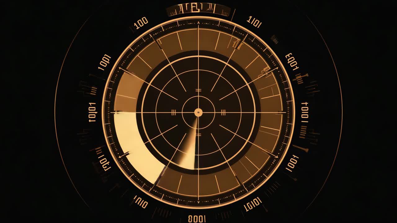 Radar screen animation