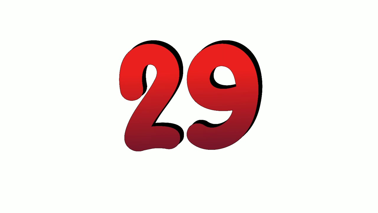 Numero 29 Rosso