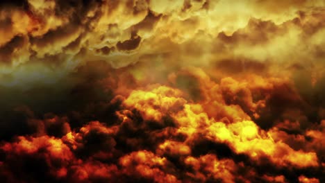 colección de fondo de puesta de sol de nubes brillantes y oscuras, lapso de tiempo