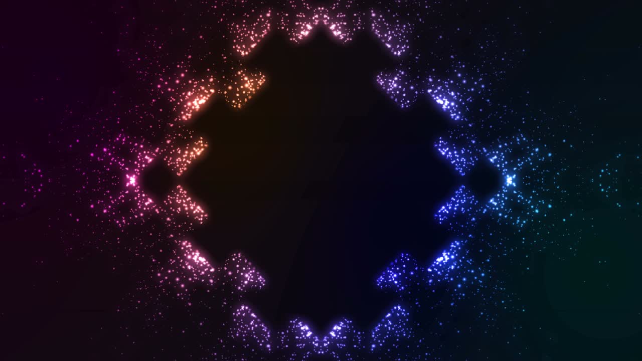 추상적인 반이는 입자 배경 루프