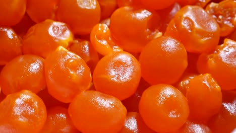 Viele-Von-Orange-Gesalzenem-Eigelb,-Nahaufnahme-3