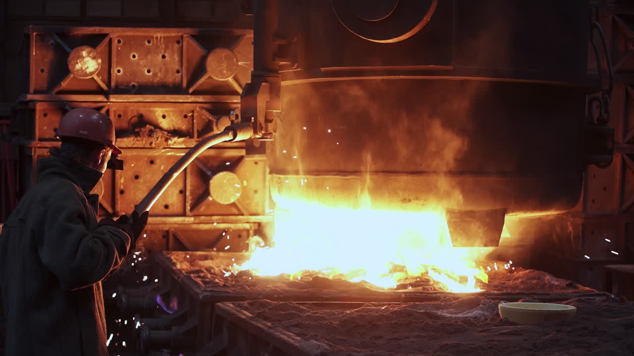 Metal Casting Process in Foundry