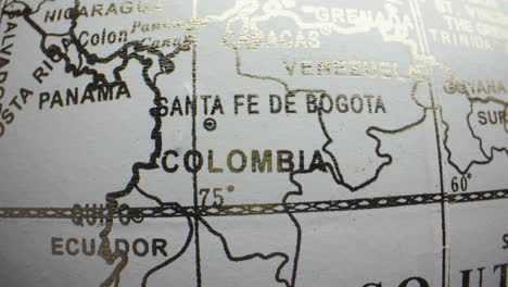 map of colombia and surrounding countries