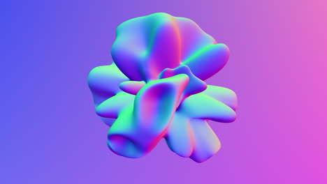 vibrant abstract 3d rendering with colorful shapes and lines