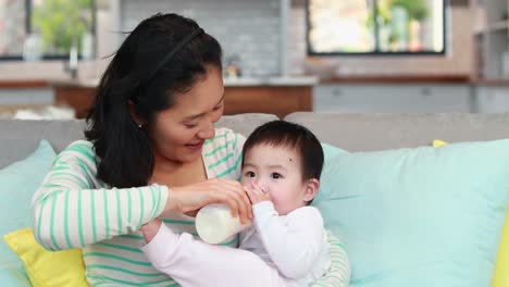 new mother feeding her baby