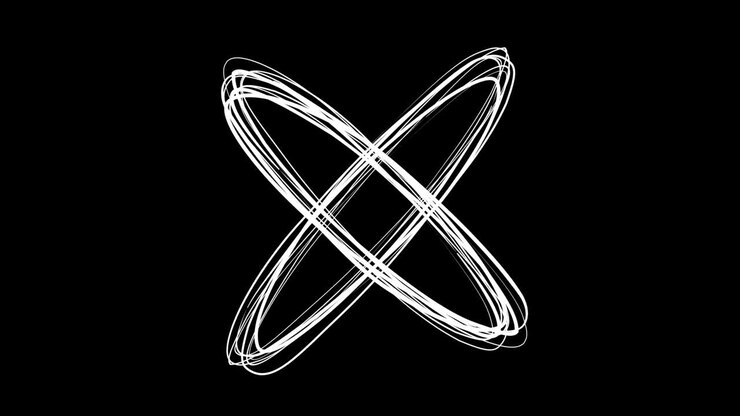 Abstract Geometric Scribble