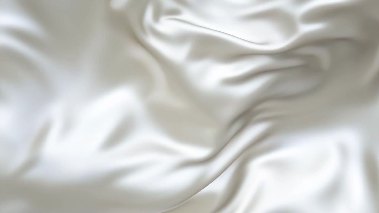 Sfondo di tessuto di seta bianco fluente