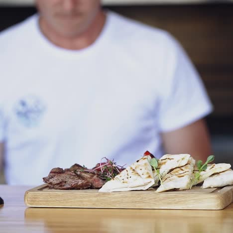 dish served on plate