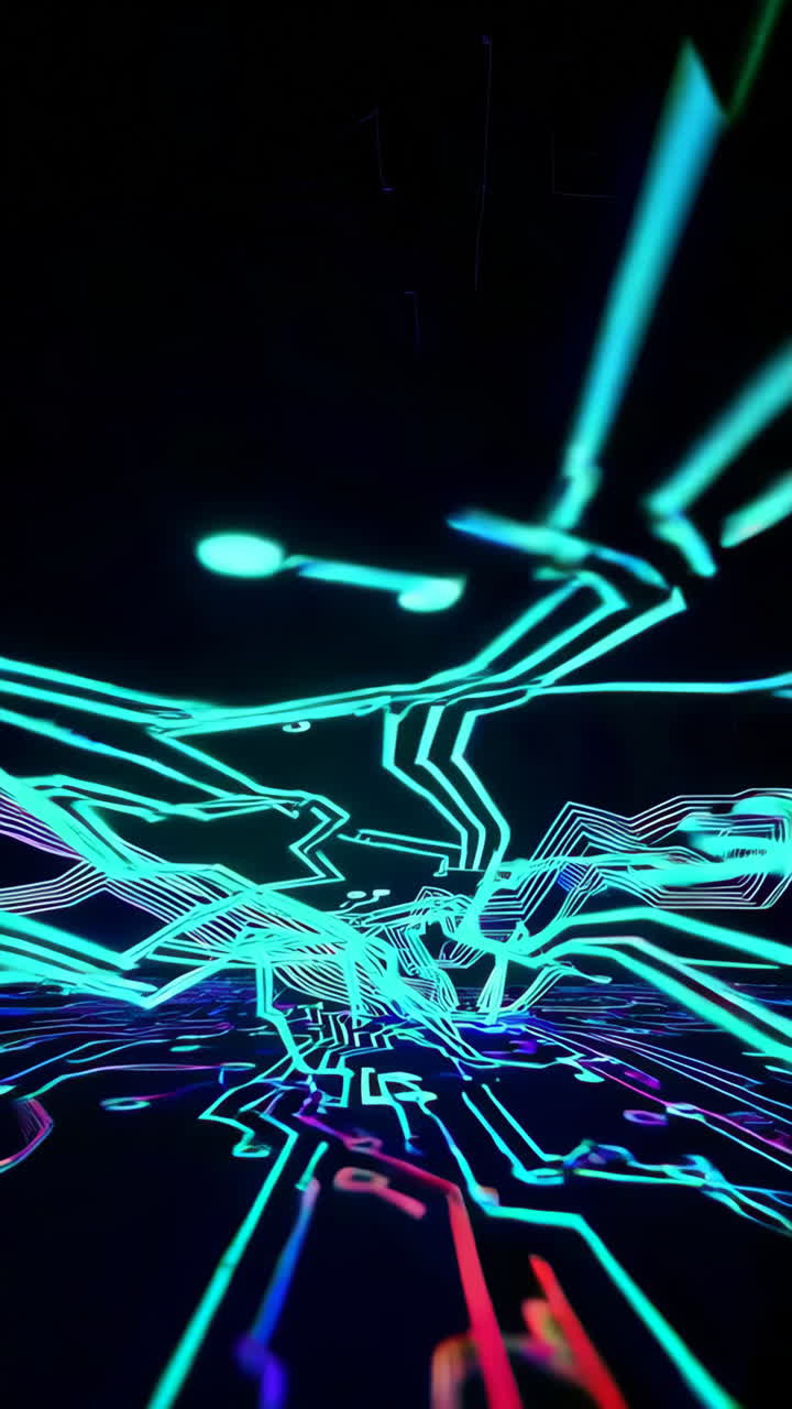 arte de placas de circuitos abstractos